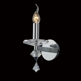 Renzo Crystal Wall Lights Diyas Armed Wall Lights